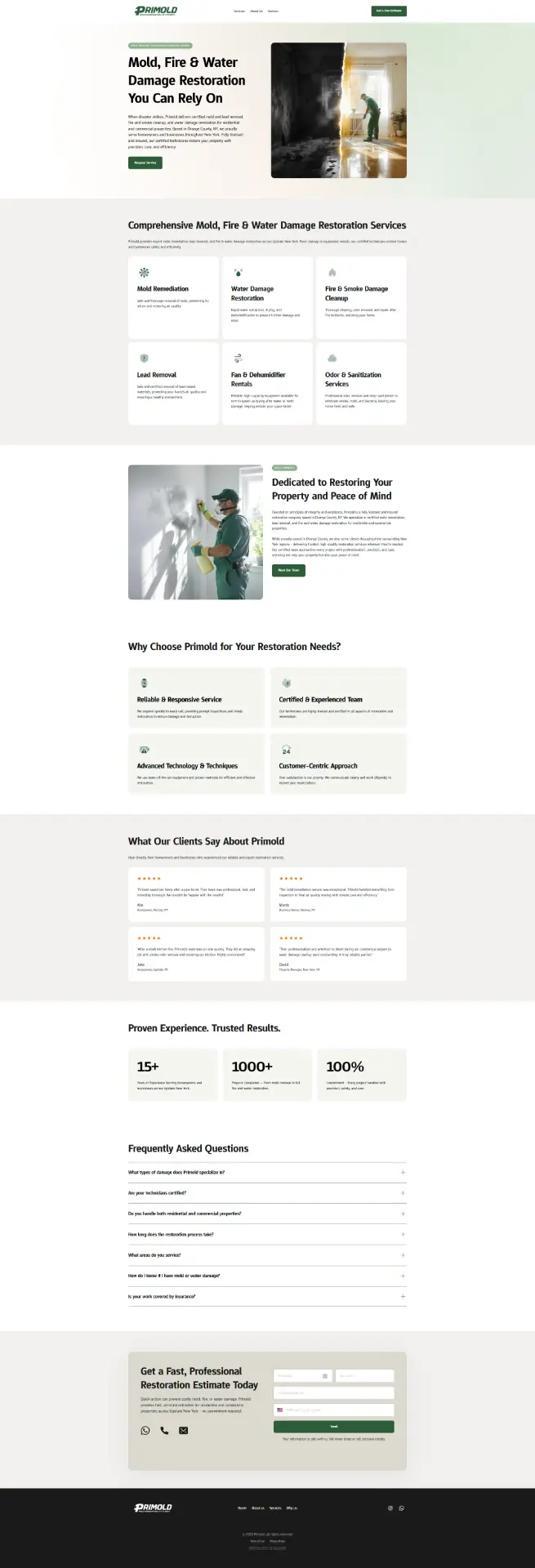 Primold website preview